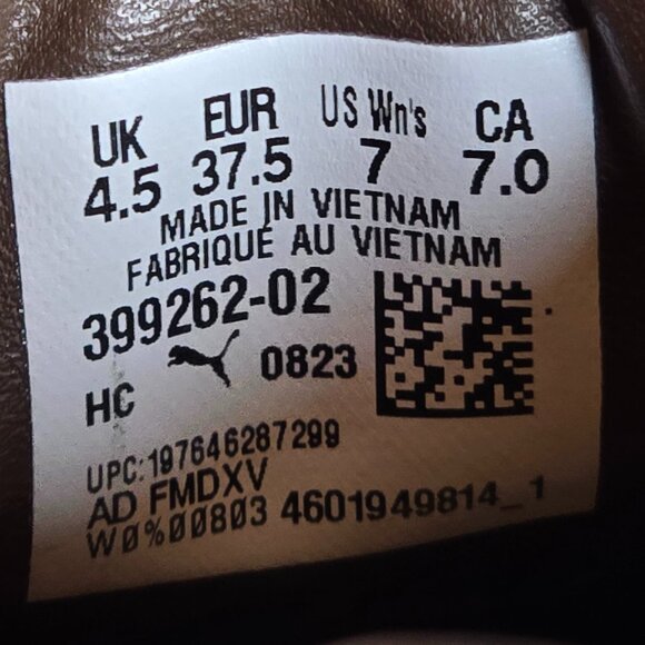 NWOT 2023 Puma Fenty x Wmns Avanti L 'Dark Myrtle' Leather sz 7 NWOT - Picture 10 of 10